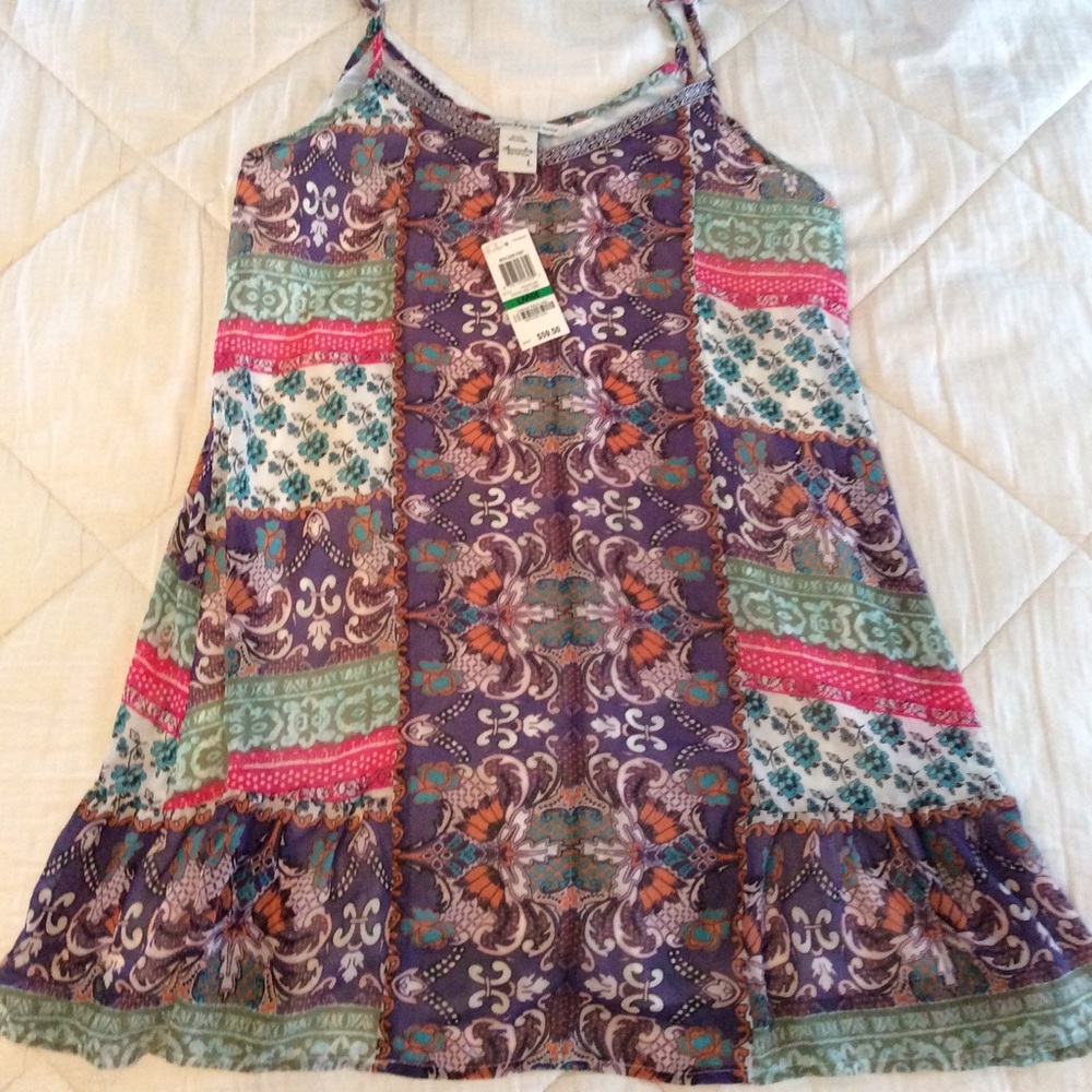 American Rag large multicolored dres, NWT